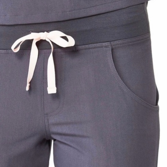 Figs Pants - Figs Grey Livingston Scrub Pants